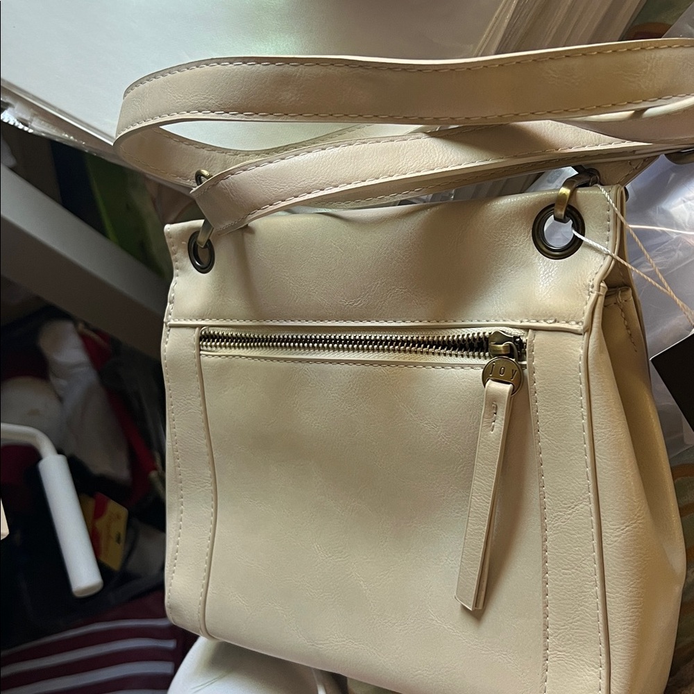 Joy Susan Cream Shoulder Bag